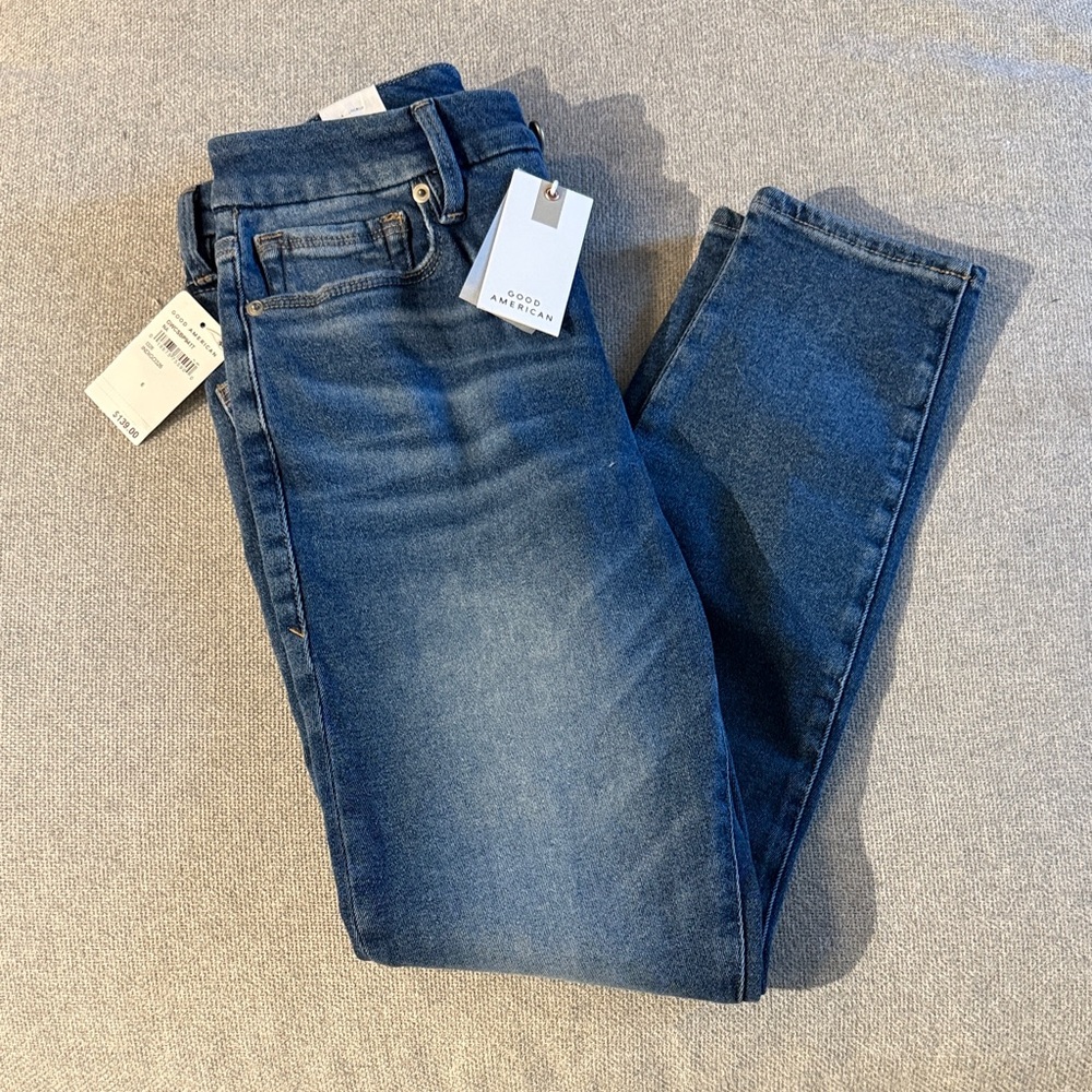 Good American Good Waist Skinny